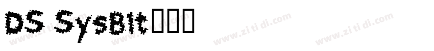 DS SysBit字体转换